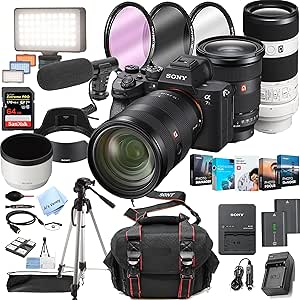 Sony a7S III 24-70mm 70-200mm Lens 4K Camera Bundle
