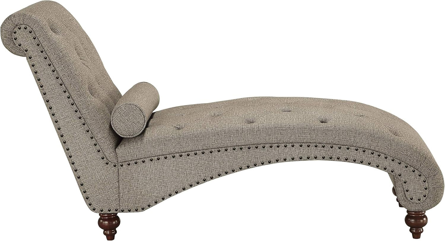 Lexicon S181162NBR-5 Lambart Brown Chaise Lounge