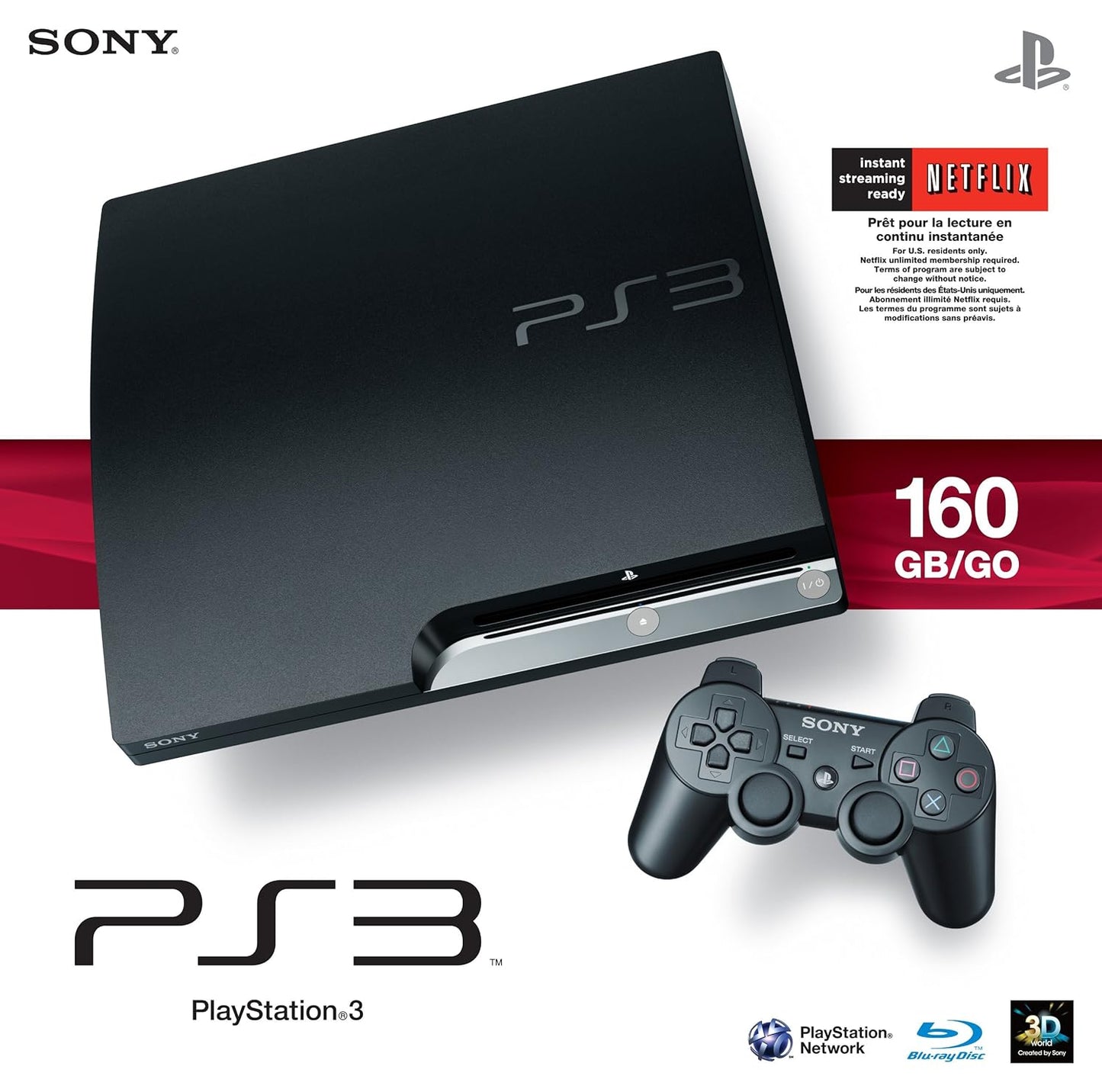 Sony Playstation 3 160GB Renewed Gaming Console