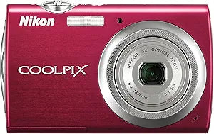 Nikon S230 Gloss Red Coolpix: 10MP Touchscreen Digital Camera — main product image
