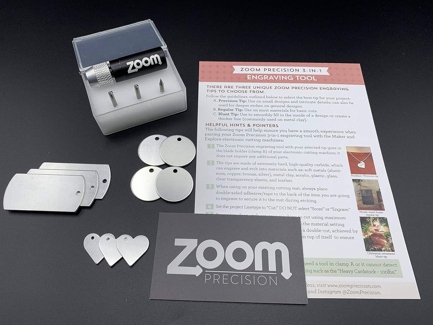 Zoom 4 - Cameo Engraving Etching Tool - 3-in-1 Kit