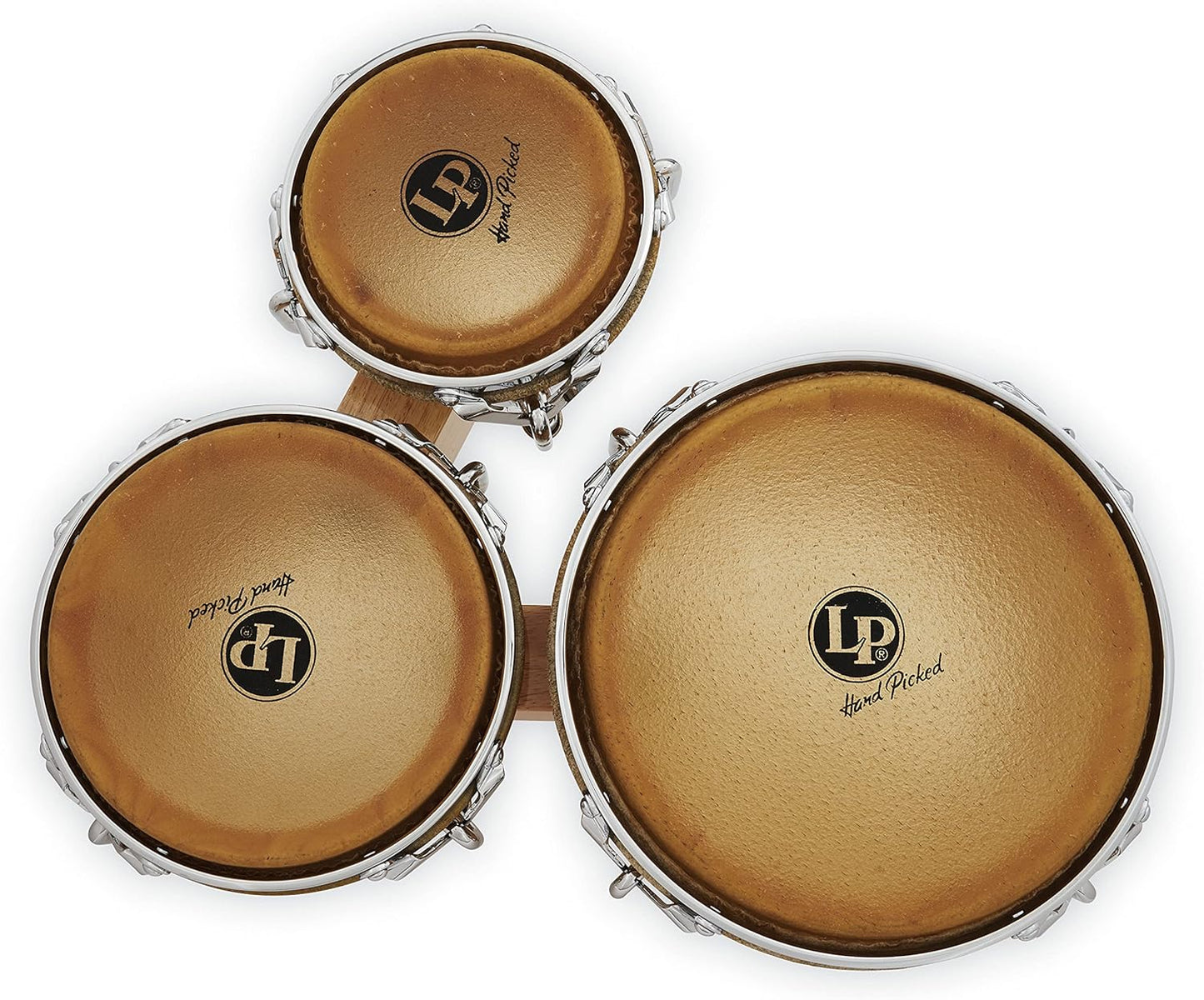 Latin Percussion LP202-AW Bongo Drum Natural Chrome