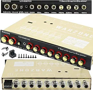 Gravity Warzone EQ6700 7 Band Car Audio Equalizer — main product image
