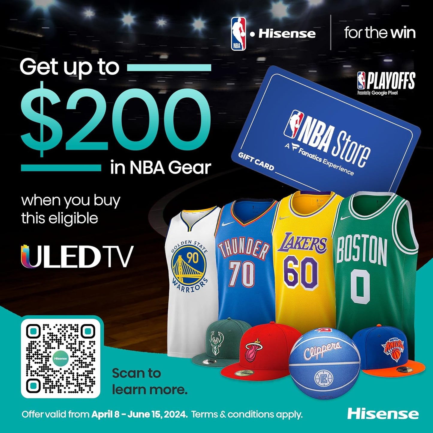 Hisense 75" 75U6HF 4K ULED Fire TV & 2.1 Soundbar