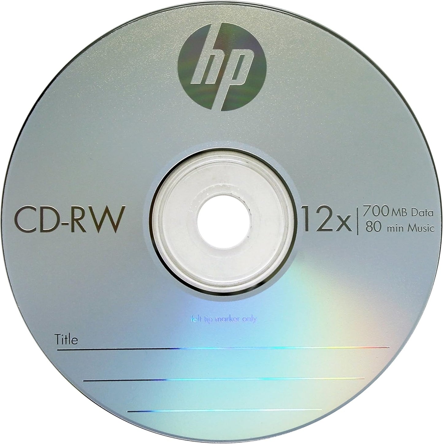 HP CRW12025CB CD-RW 12X IN 25PK Cake Box