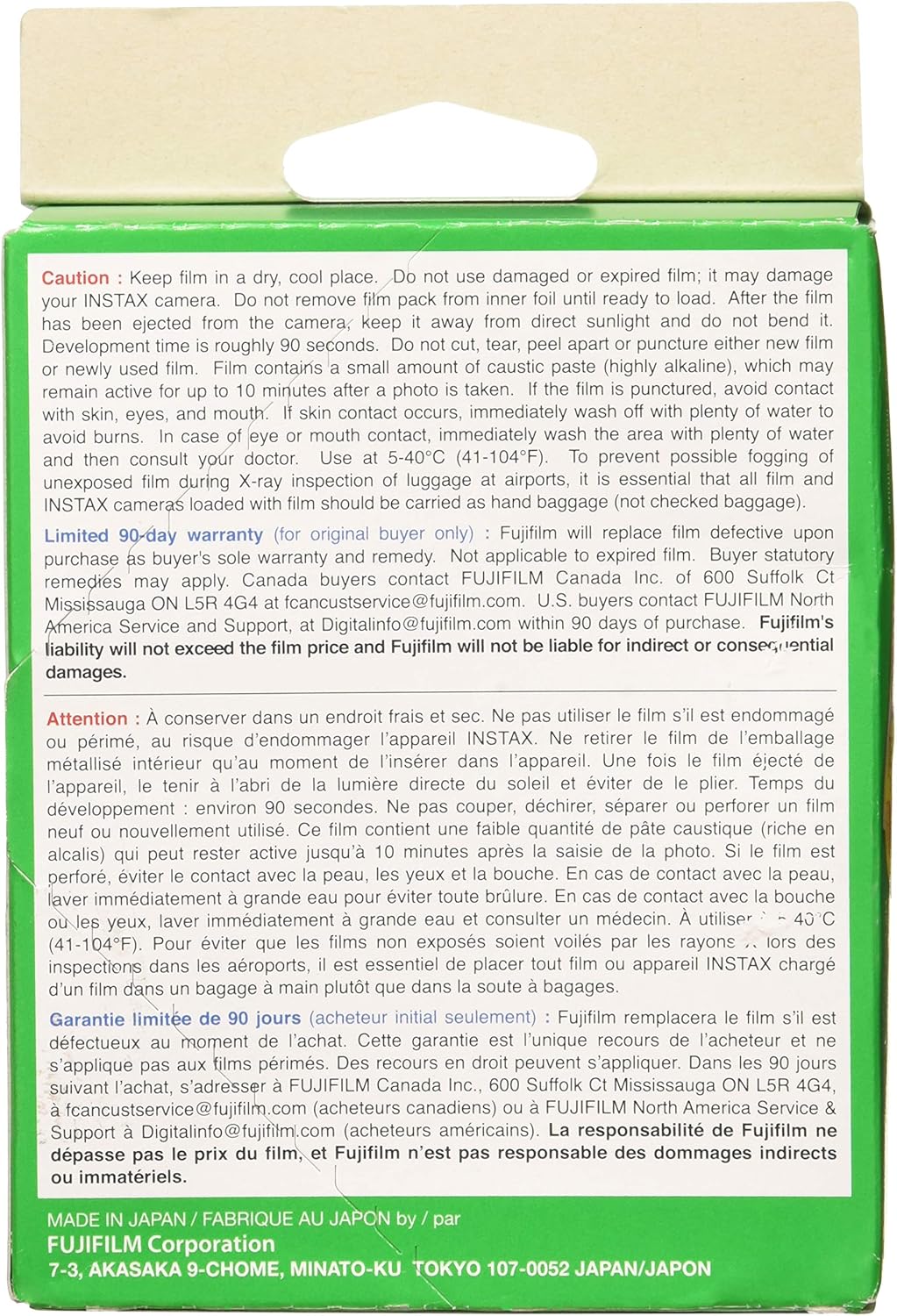 Fujifilm FBA_FUJ16385995X2D032016 Instax Wide Film 40 Sheets