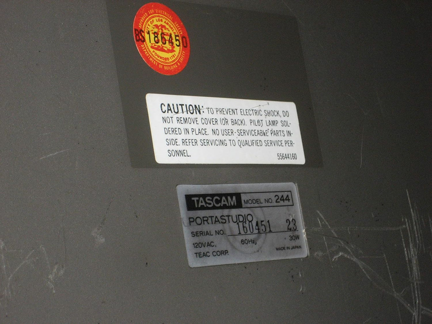 Tascam 244 Portastudio - Vintage 4-Track Cassette Recorder