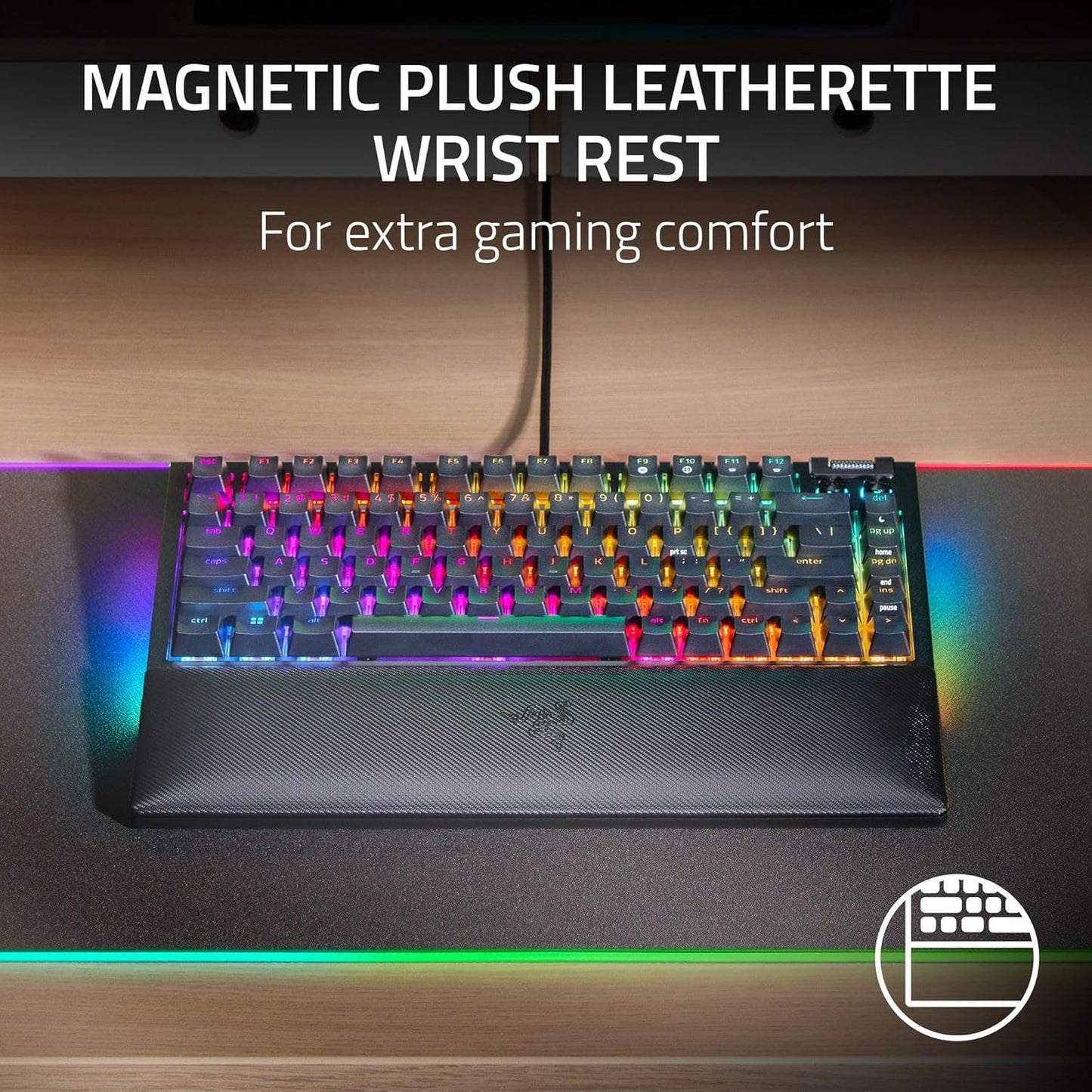 Razer BlackWidow V4 75% Hot-Swap RGB Keyboard Renewed