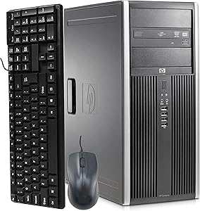 HP Compaq Elite 8300 i5 16GB 128GB SSD 500GB HDD GT 1030 (Renewed)
