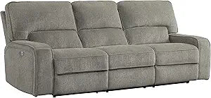 Lexicon 194840123934 Atherton Mocha Power Reclining Sofa