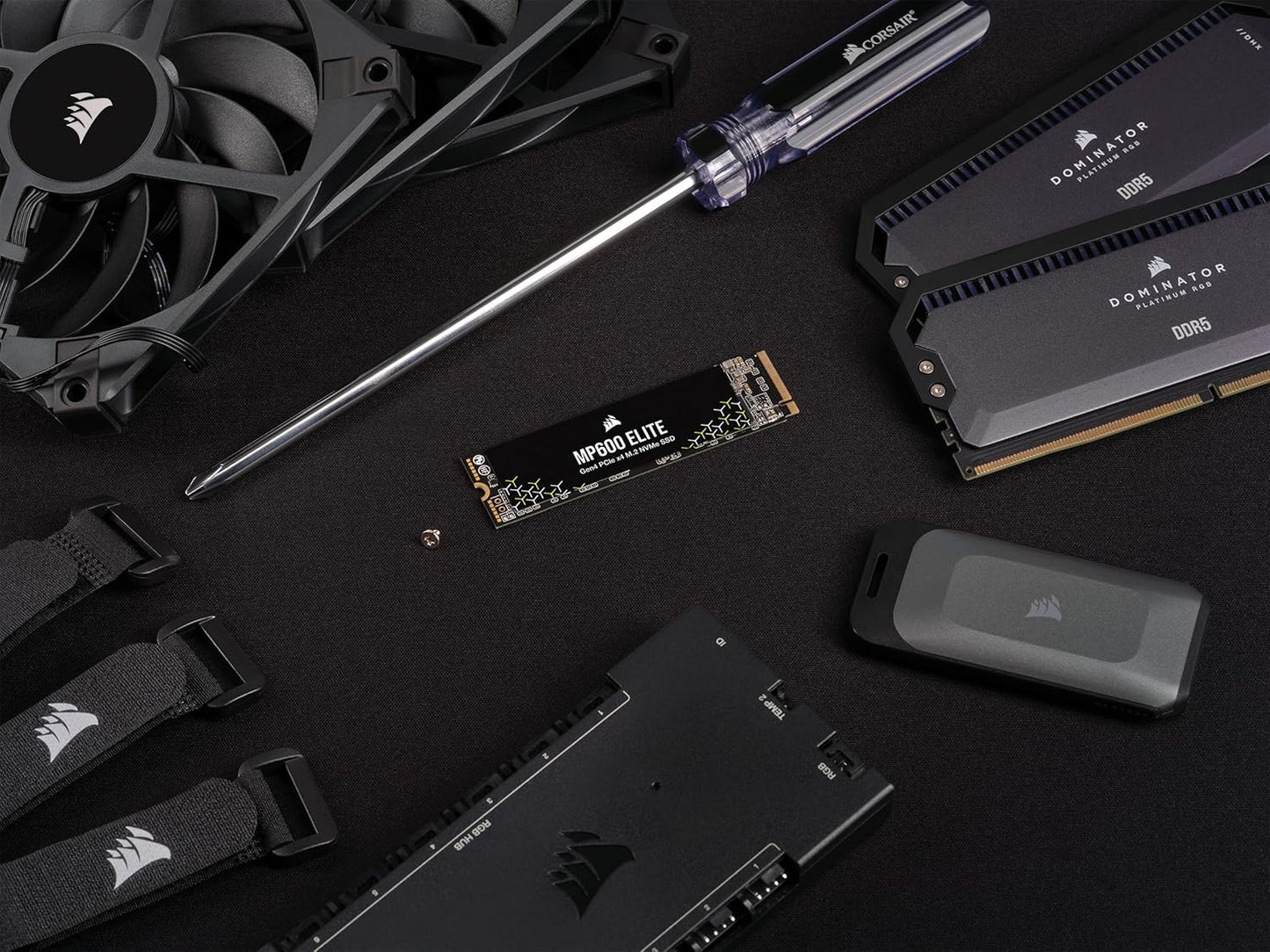 Corsair CSSD-F2000GBMP600ENH MP600 Elite 2TB NVMe SSD