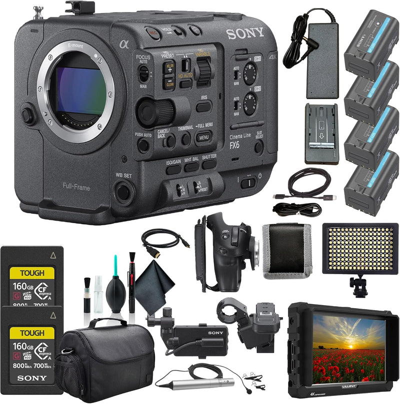 Sony ILME-FX6V_AV_4 FX6 Full-Frame Cinema Camera Bundle — main product image