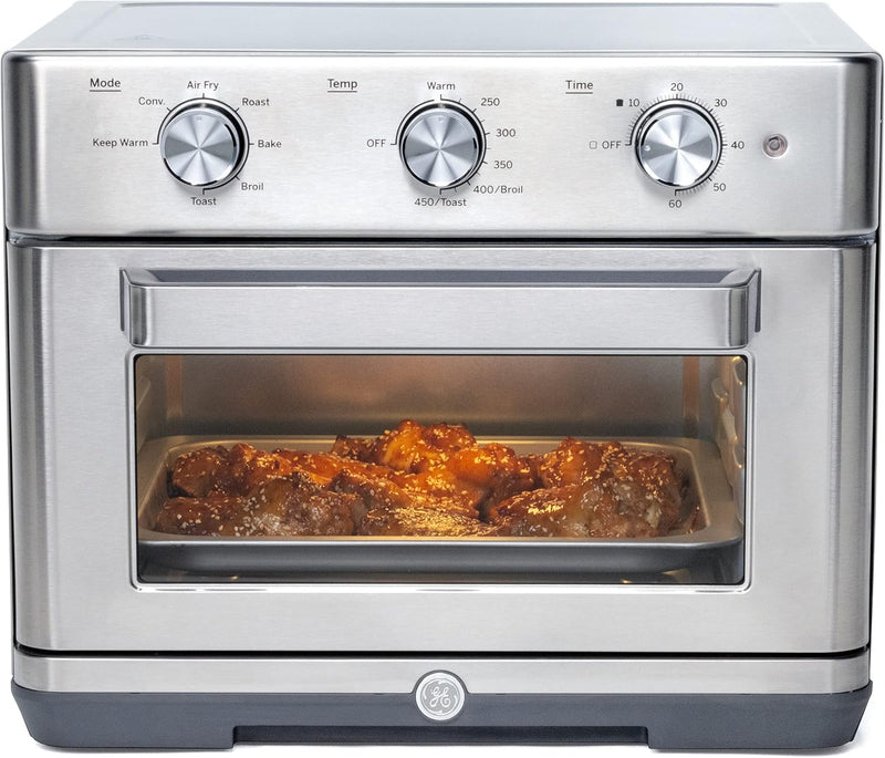 GE G9OAABSSPSS Air Fryer Toaster Oven Stainless Steel — main product image