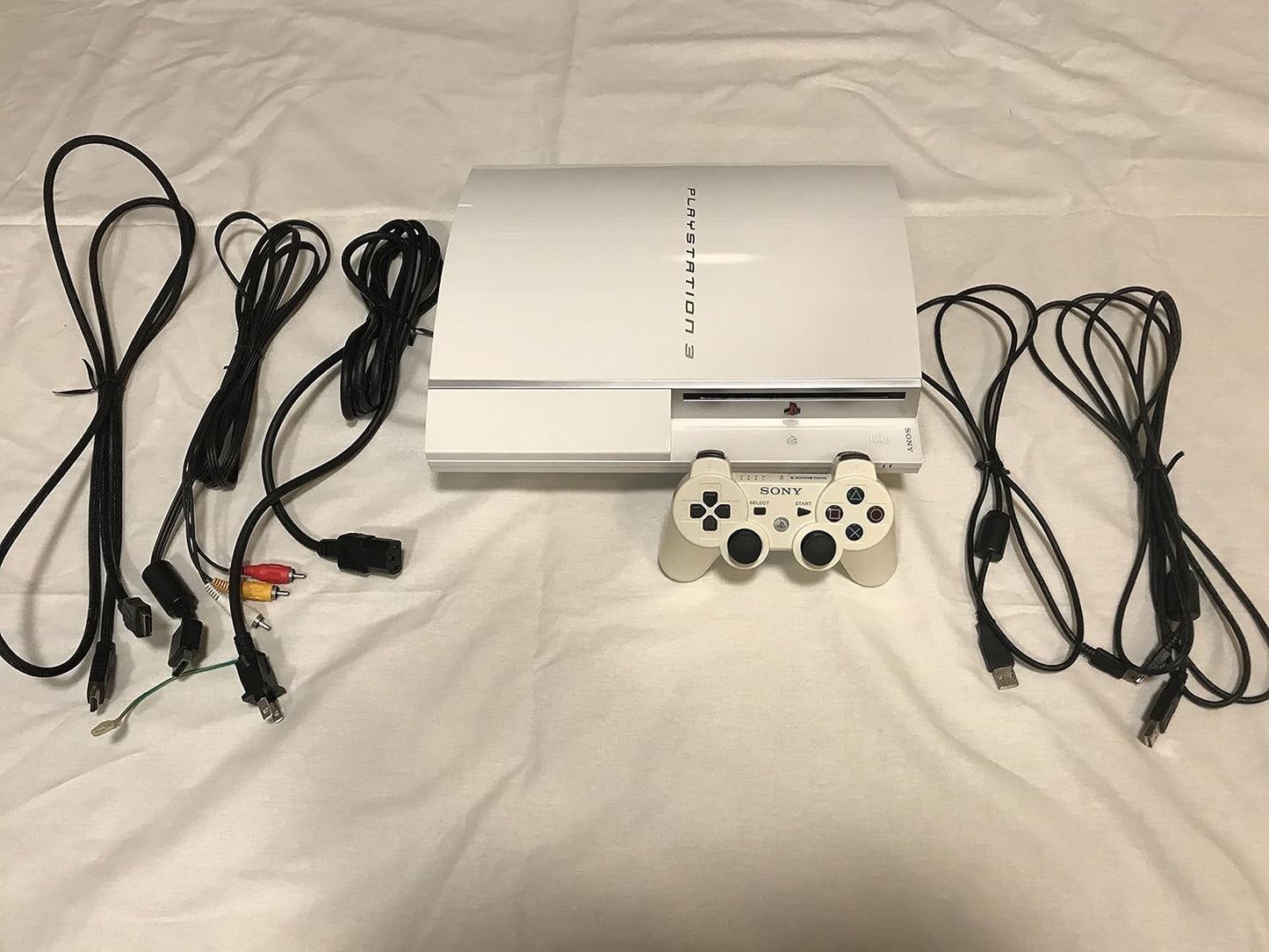 Sony 15762541 PlayStation 3 Ceramic White Console