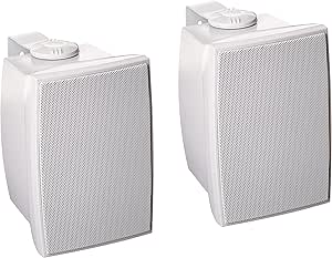 Monoprice 106970 3.25-Inch Indoor/Outdoor Waterproof Speakers — main product image