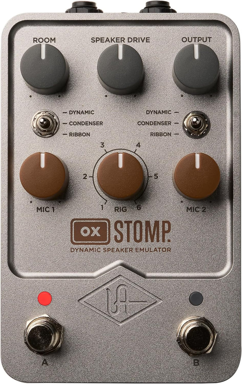 Universal Audio OX Stomp Speaker Emulator Pedal — main product image
