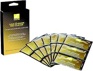 Nikon 8175 Moist Lens Cleaning Wipes Cloths 30-Pack