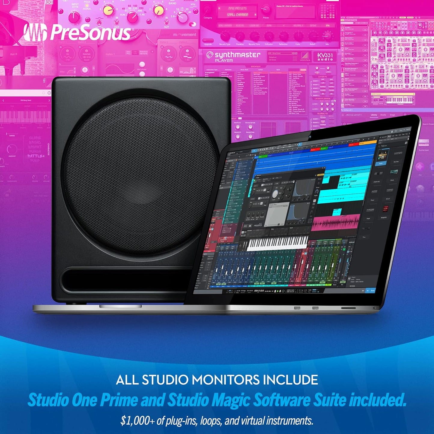 PreSonus Temblor T10 Powered Studio Subwoofer