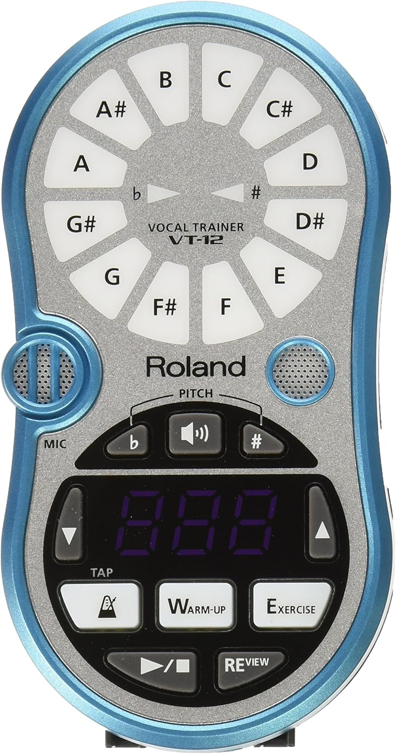 Roland VT-12-BU Vocal Trainer Blue Pitch Monitor — main product image