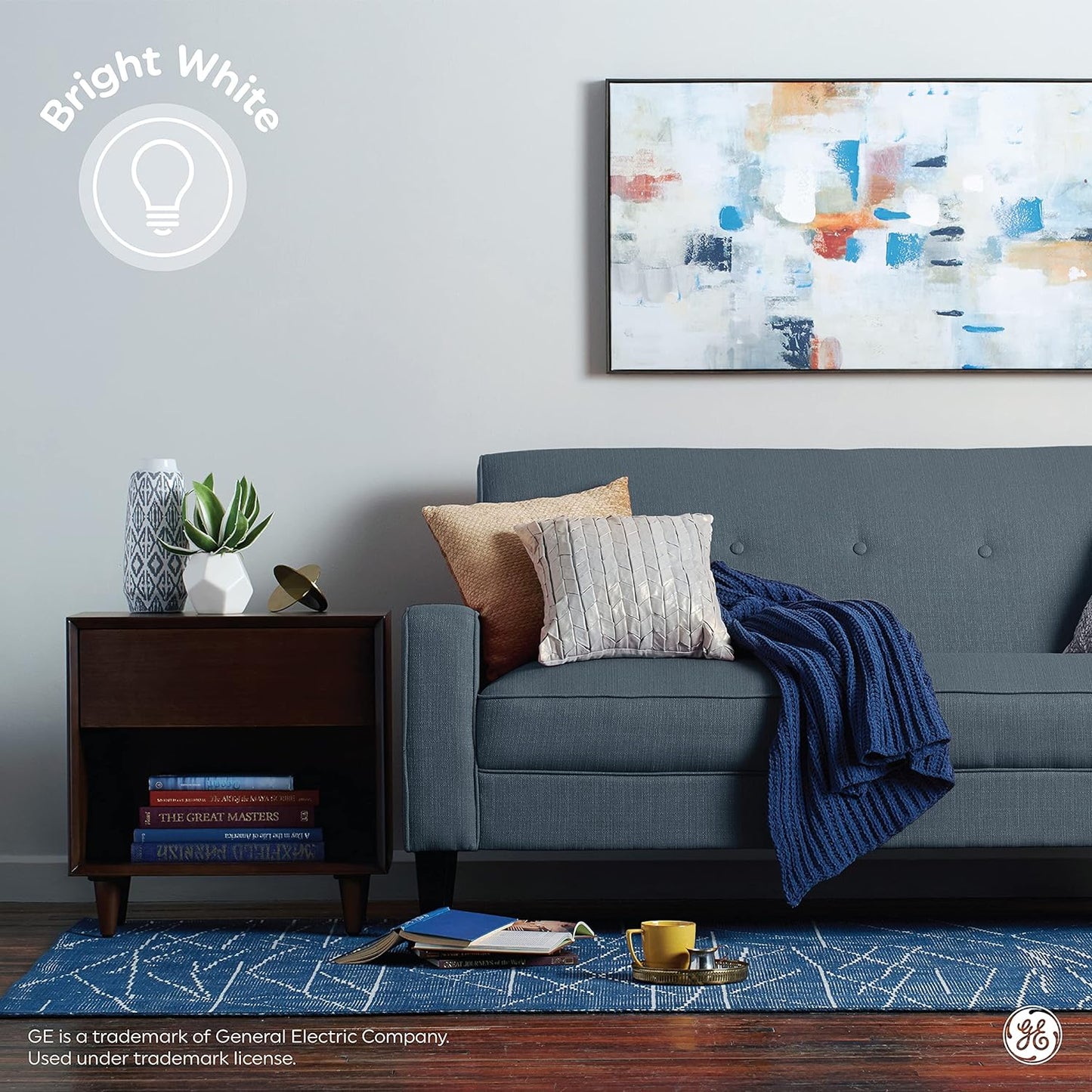 GE 93130845 Classic LED A19 Bulb 60W 8-Pack