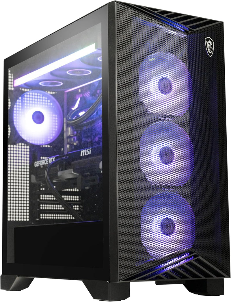 MSI Aegis ZS2 Gaming PC: Ryzen 9, RTX 4070, 32GB, 2TB SSD, Liquid Cooled — main product image
