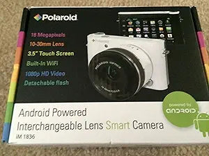 Polaroid IM1836-WHT-WM 18.1MP Android Digital Camera — main product image