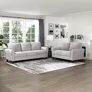 Lexicon Eloise: 2-Piece Living Room Set - Sand