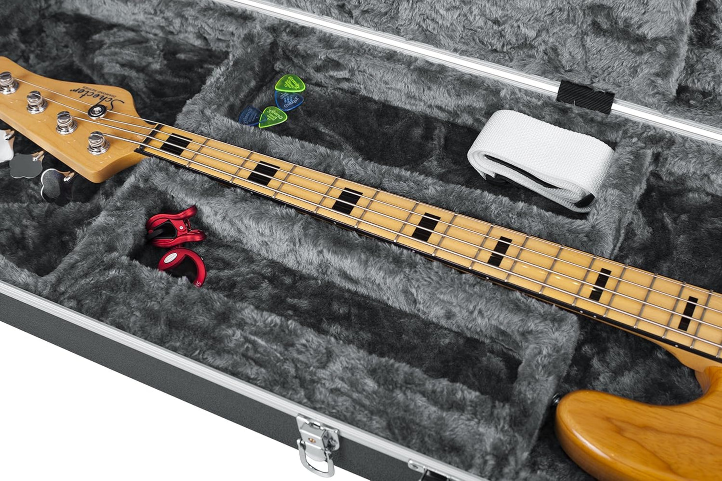 Gator Cases GC-BASS-LED ABS Bass Guitar Case with LED