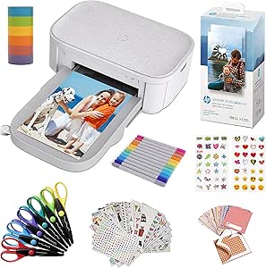 HP HPIKSTK11USAMZ Sprocket Studio 4x6 Instant Photo Printer Bundle