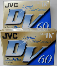 JVC Mini Digital Video Cassette 2-Pack DV60