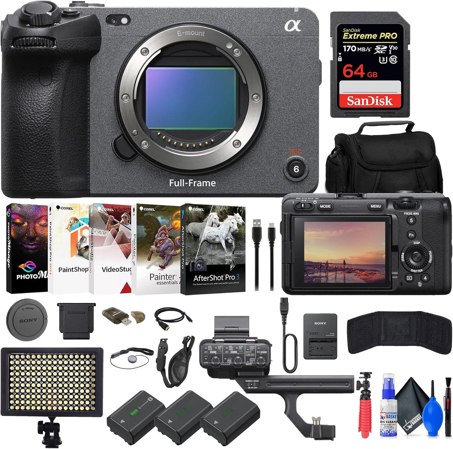 Sony FX3 Full-Frame Cinema Camera Bundle (Renewed)