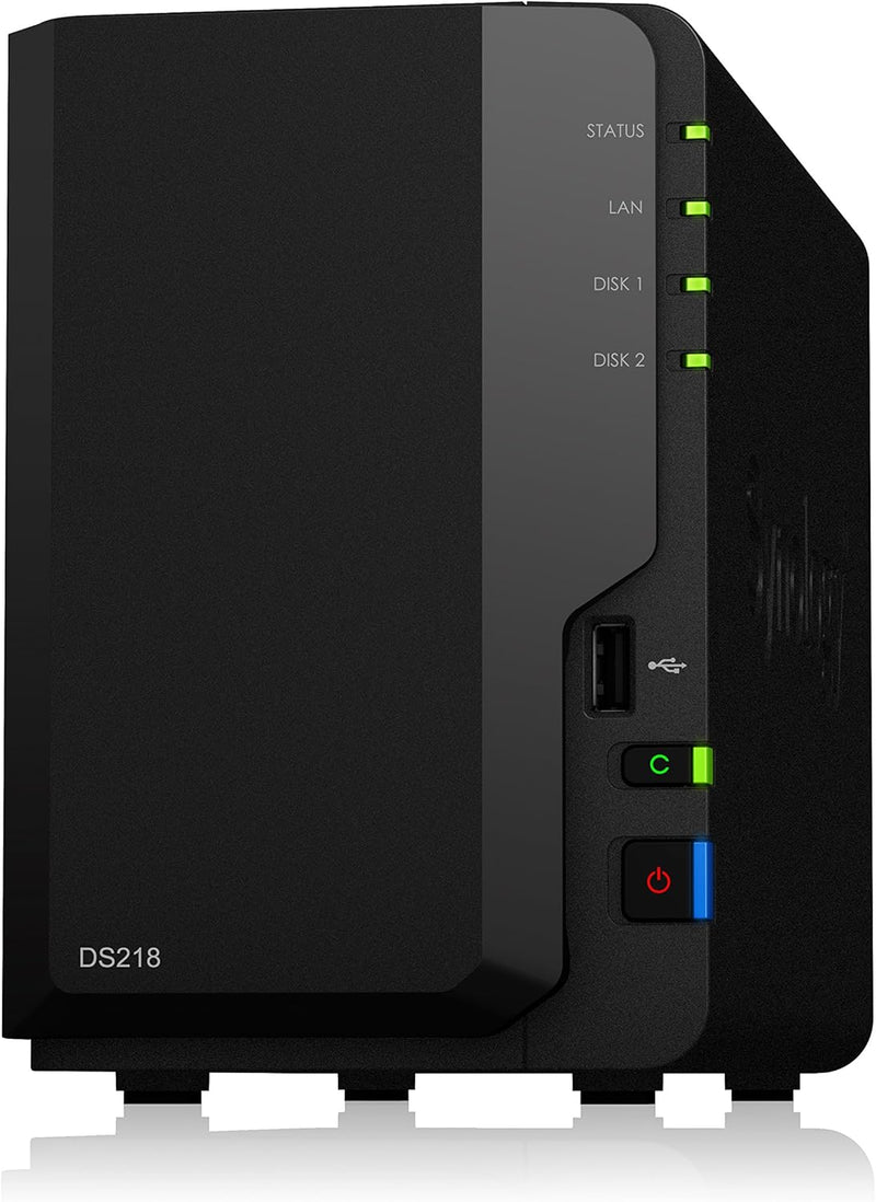Synology DS218 2-Bay NAS DiskStation (Diskless) — main product image