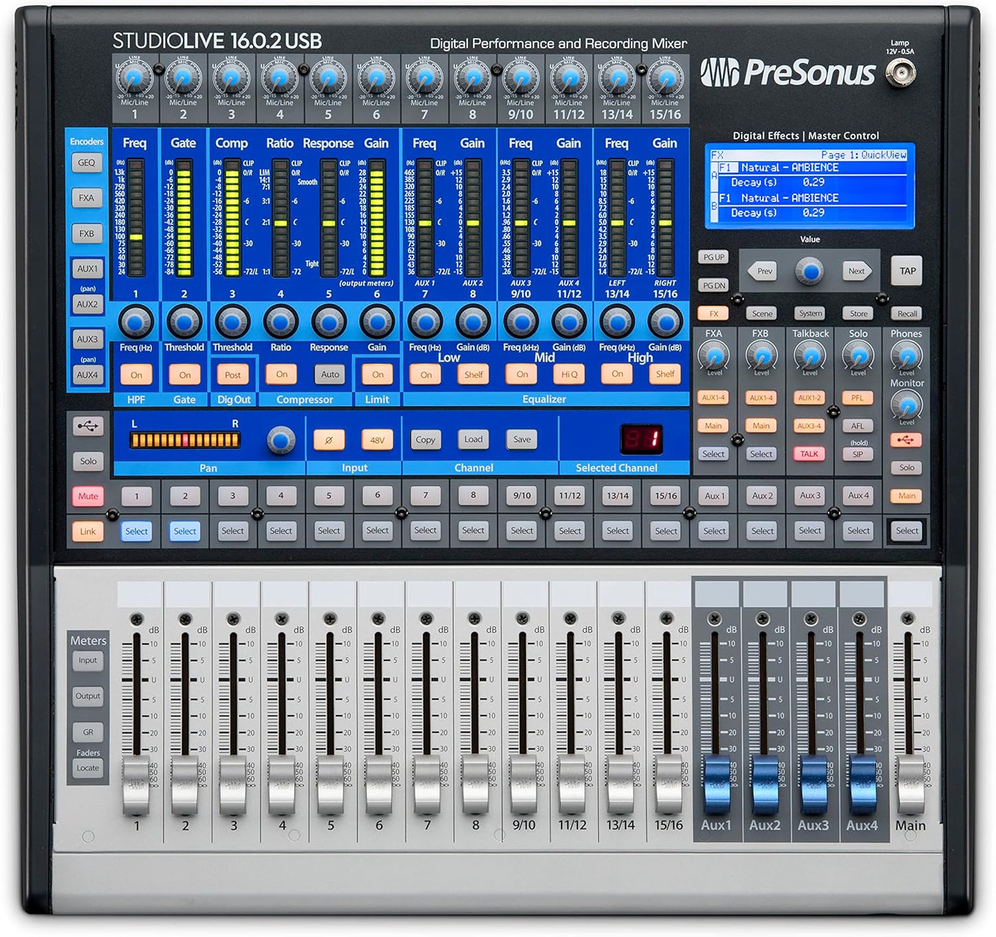 PreSonus SL-1602 USB StudioLive 16-Channel Digital Mixer