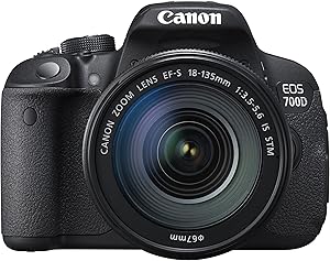 Canon 8596B035 EOS 700D KIT 18-135 IS STM DSLR Camera