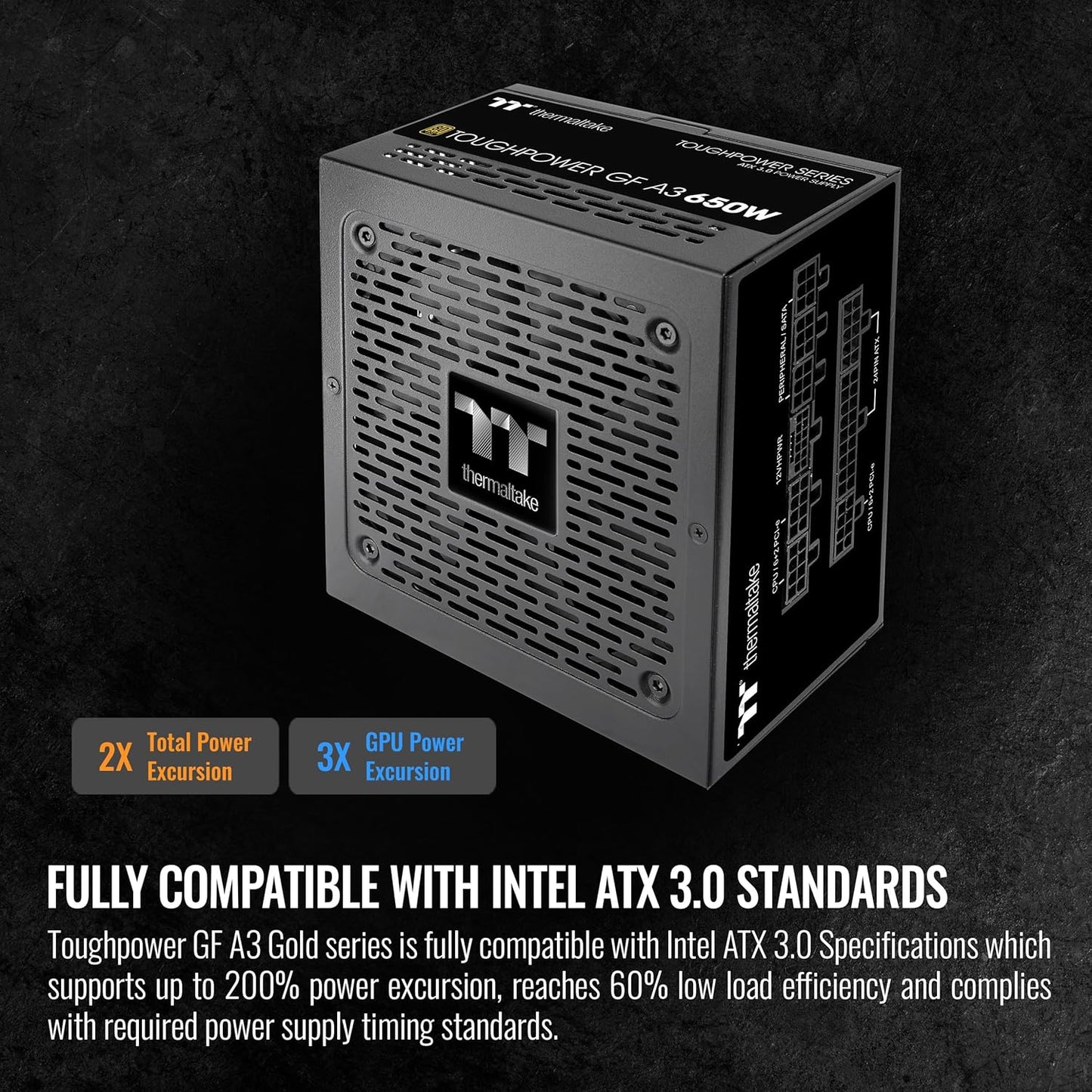 Thermaltake Toughpower GF A3 650W 80+ Gold ATX 3.0 PSU