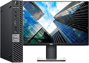 Dell Optiplex 7060 Micro i7 8GB 128GB SSD + 1TB Renewed Desktop