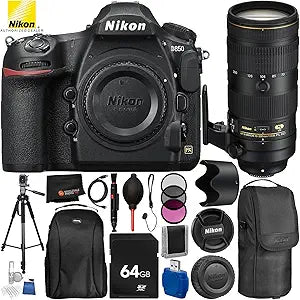 Nikon D850 DSLR Camera + 70-200mm Lens Bundle