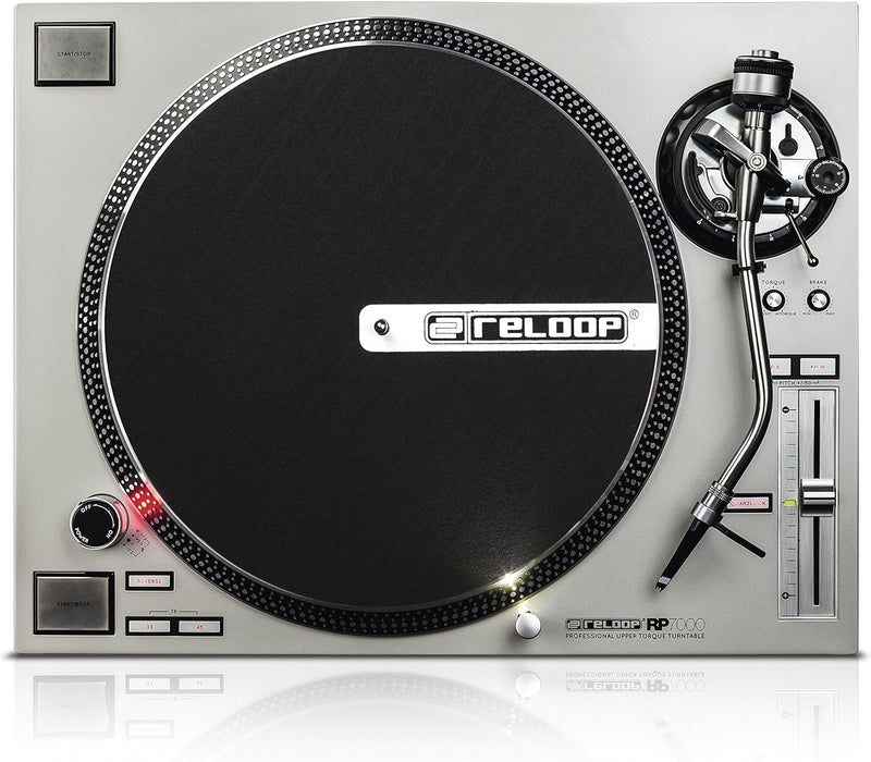 Reloop AMS-RP-7000-SLV RP-7000 Quartz DJ Turntable — main product image