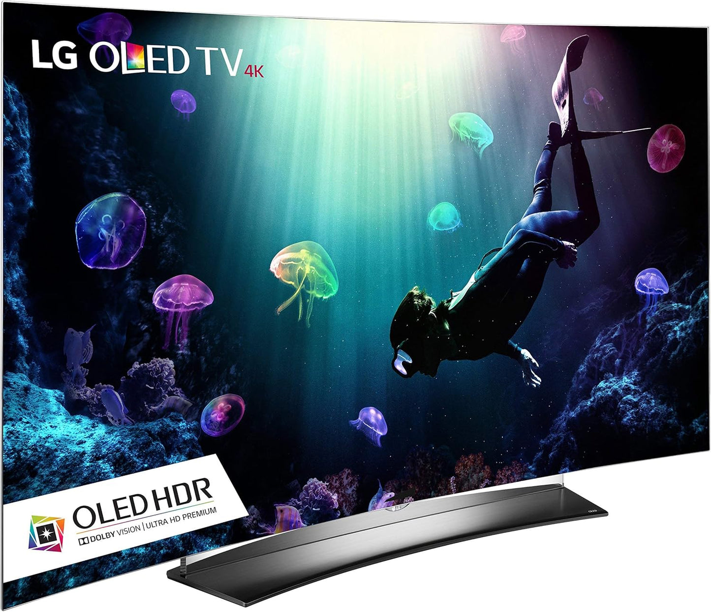 LG OLED65C6P 65-Inch 4K Ultra HD Curved OLED TV (Renewed)