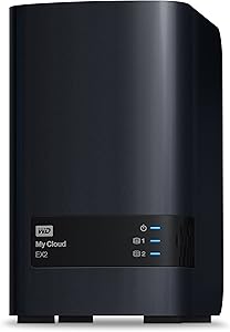Western Digital WDBVKW0000NCH-EE My Cloud EX2 NAS — main product image