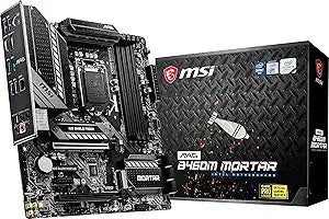 MSI B460M Mortar MAG Gaming Motherboard mATX Intel 10th Gen