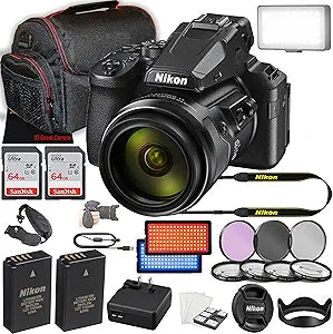 Nikon P950 COOLPIX Digital Camera: 83x Zoom + Accessory Bundle