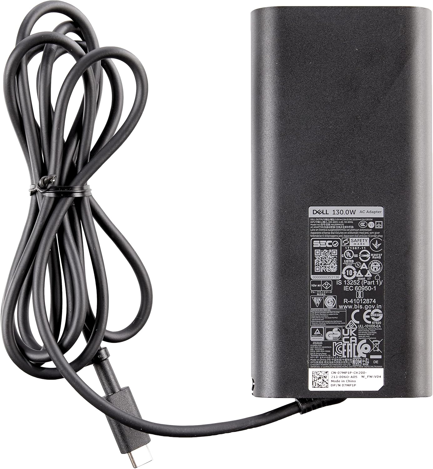 Dell 450-AHOM USB-C 130W AC Adapter Laptop Charger
