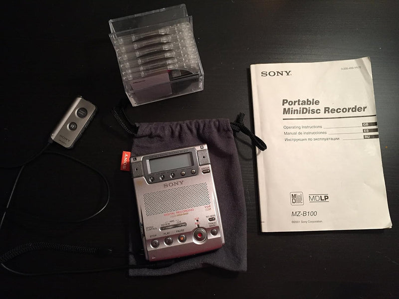 Sony MZ-B100 MiniDisc Business Recorder — main product image