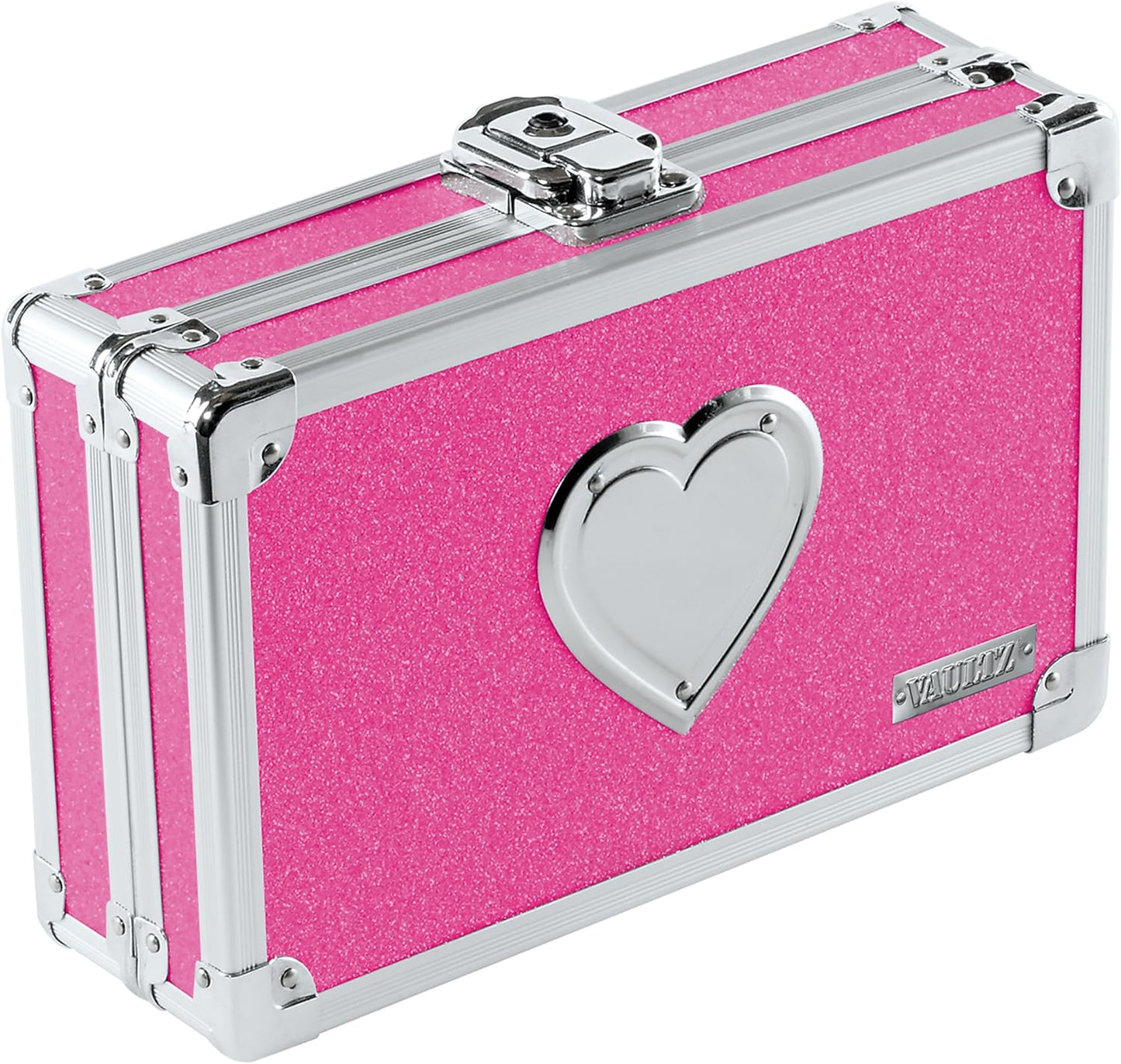 Vaultz VZ03708 Small Pink Bling Locking Supply Box