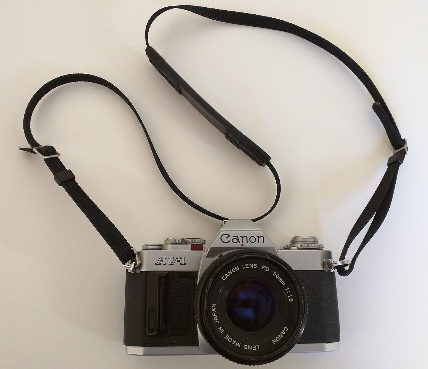 Canon C12-1801-211 AV-1 35mm SLR Camera FD 50mm Lens