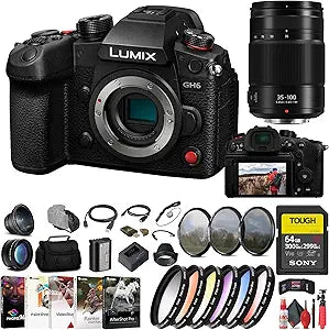 Panasonic GH6 Mirrorless Camera + 35-100mm Lens Kit
