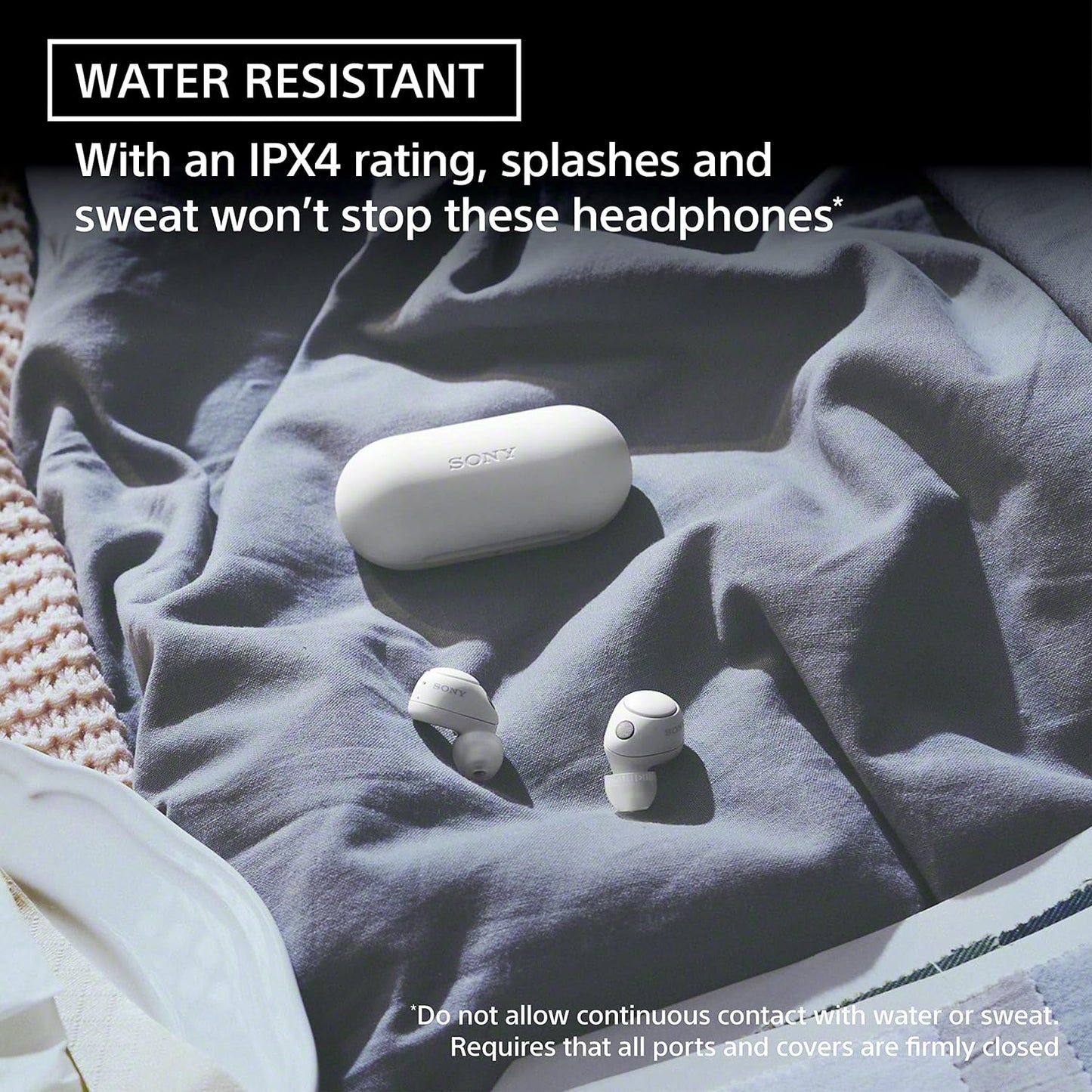 Sony WFC700N/W Truly Wireless Noise Canceling Earbuds - White