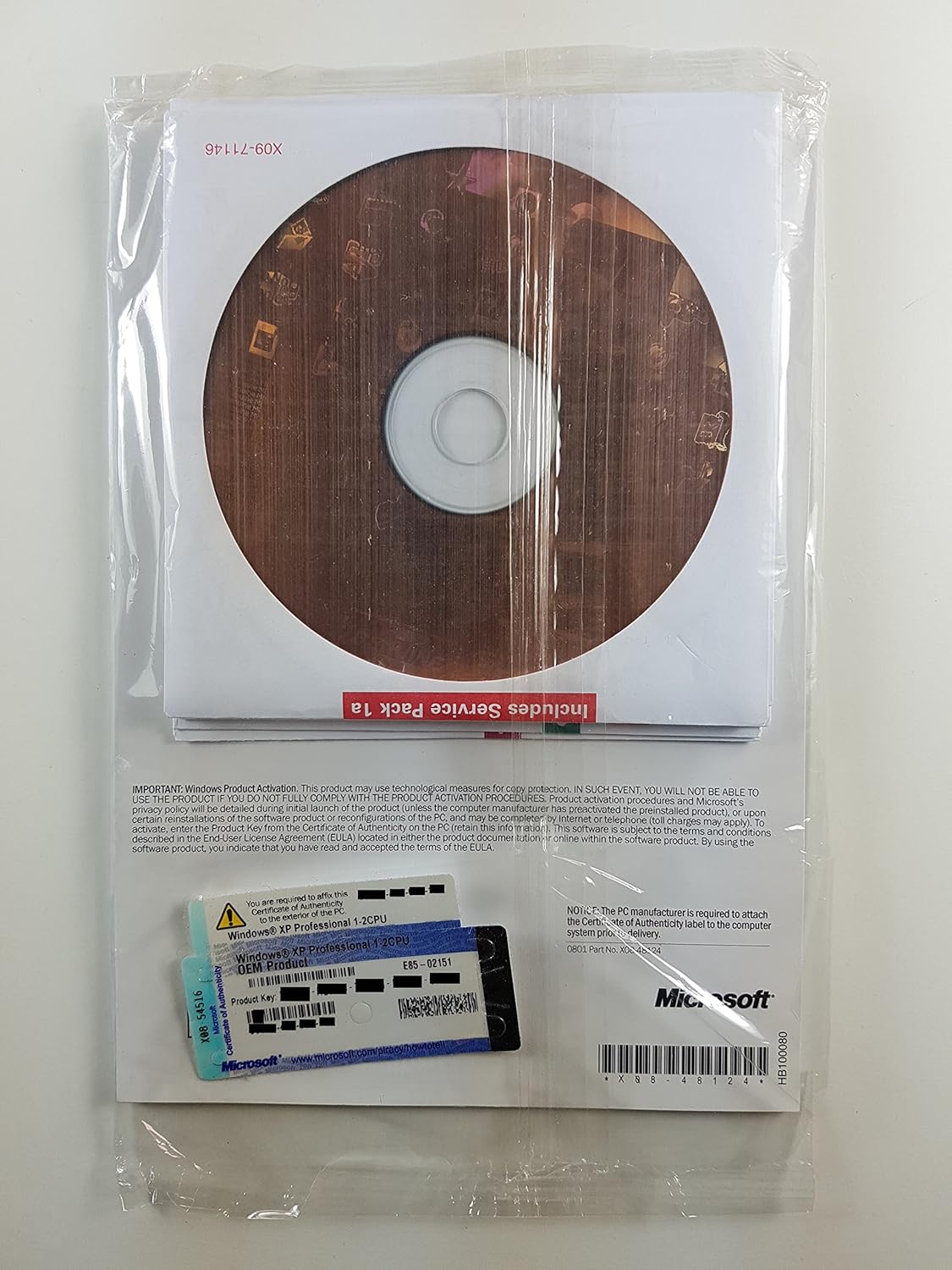 Microsoft E85-05047 Windows XP Professional SP2C 32-bit