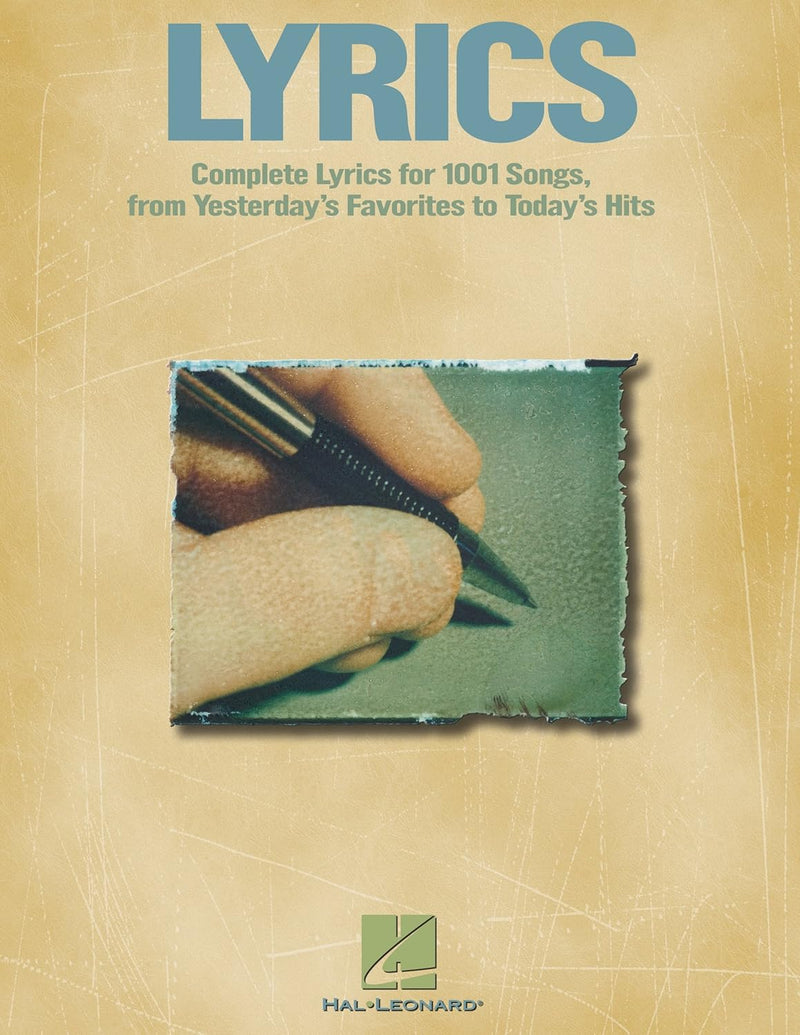 Hal Leonard Lyrics Broadway to Rock Songbook — main product image
